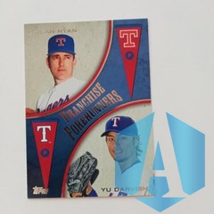 2013 Topps Update #FF-8 Yu Darvish / Nolan Ryan Franchise Forerunners